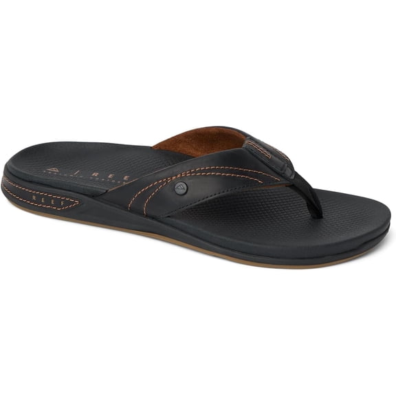 REEF Mens Sandals, Phantom Lux, Black, SIZE 12
