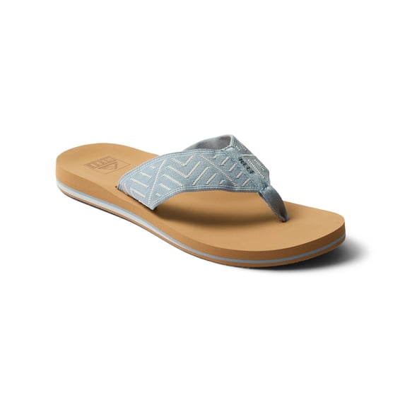 REEF Spring Woven Women's Flip Flop Sandals Color: Blue Size: 9