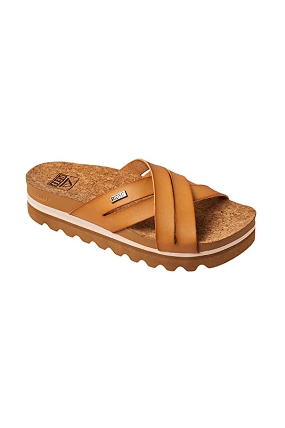 WOMEN'S CUSHION BLOOM HI PLATFORM SANDALS NATURAL SIZE 7