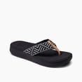 thumbnail image 1 of REEF Women's Cushion Cloud Textile Flip Flop Black Geo - CJ3581, 1 of 4
