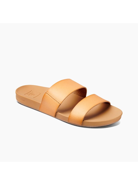 Women's Cushion Vista Slide Sandals Natural - RF0A3OKUNAT