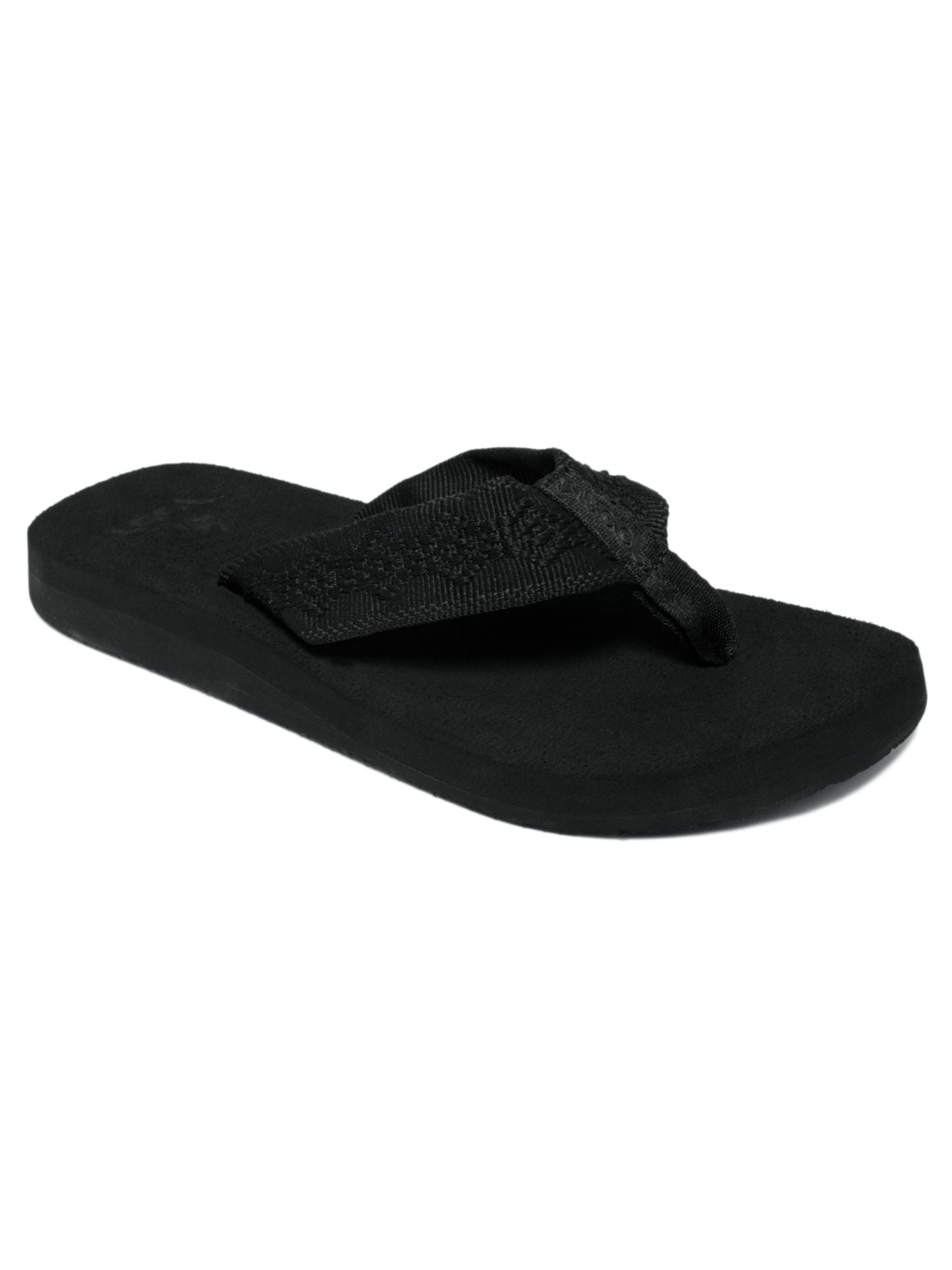 Handvest Ga trouwen Voorrecht REEF Womens Black 1/2" Platform Comfort Sandy Round Toe Wedge Slip On Flip  Flop Sandal 8 - Walmart.com