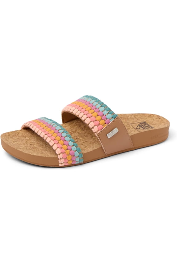Womens Sandals, Cushion Vista, Sherbet Multi, SIZE 8.5