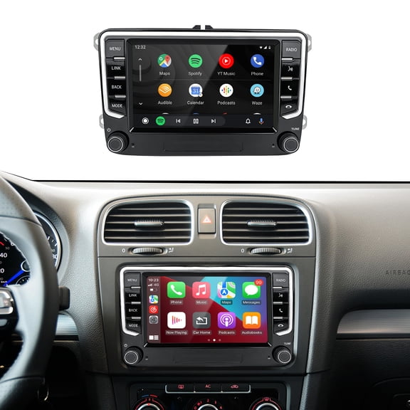 REEIIO 7 Inch Linux Screen For SEAT With Android Mirror Airplay Carplay Touchscreen HD Resolution 1024*600p