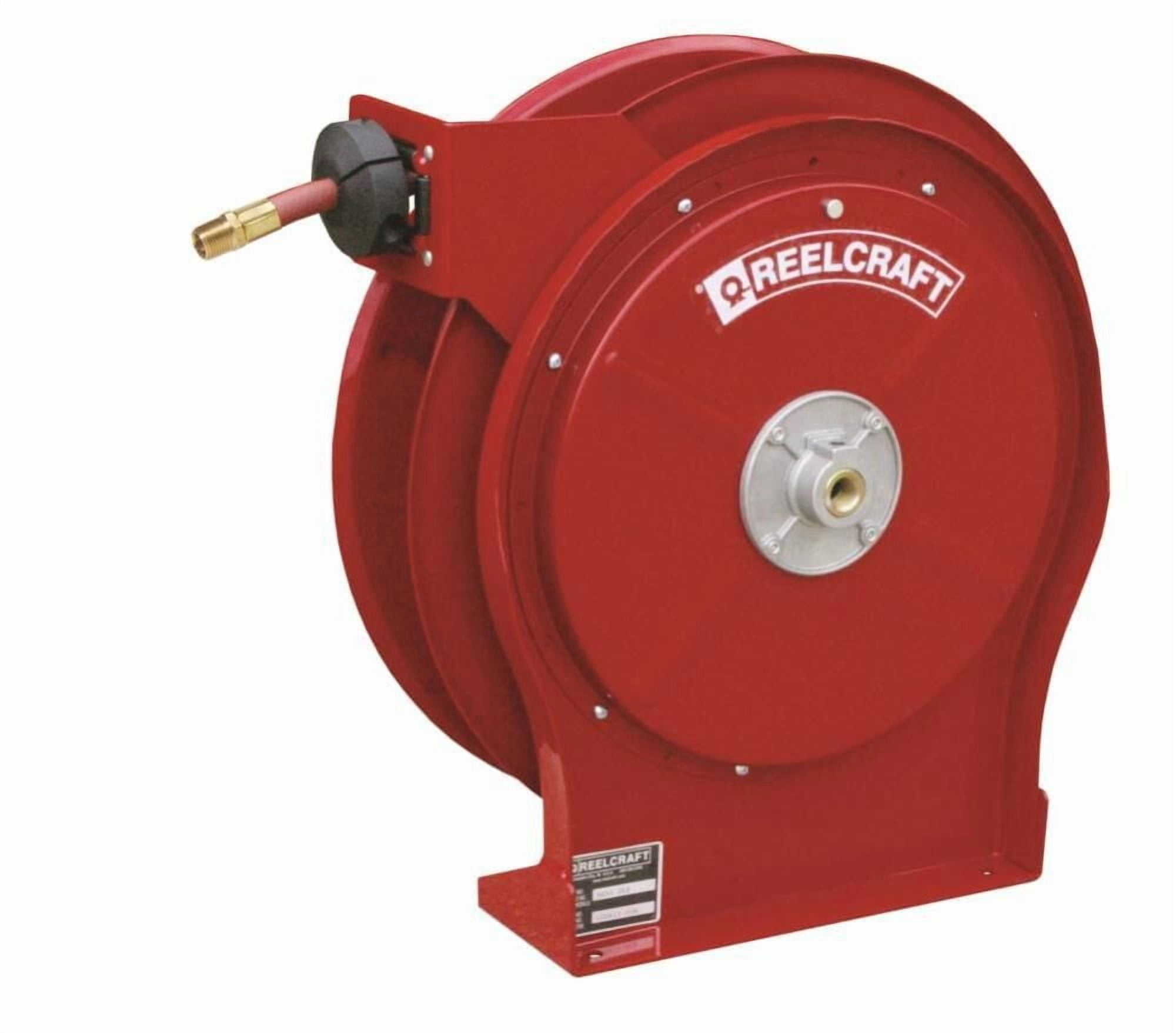 REELCRAFT 5650 OLPSMR 3/8" x 50 ft. Spring Return Hose Reel, Max 300 psi, w/Hose