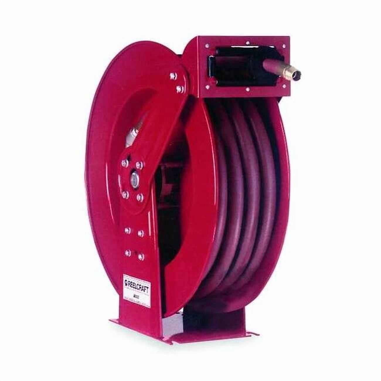 REELCRAFT 81100 OLP 3/8" x 100 ft. Spring Return Hose Reel with Hose 300 psi