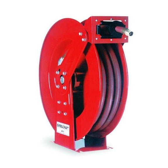 REELCRAFT 82100 OLP 1/2" x 100 ft. Spring Return Hose Reel with Hose 300 psi