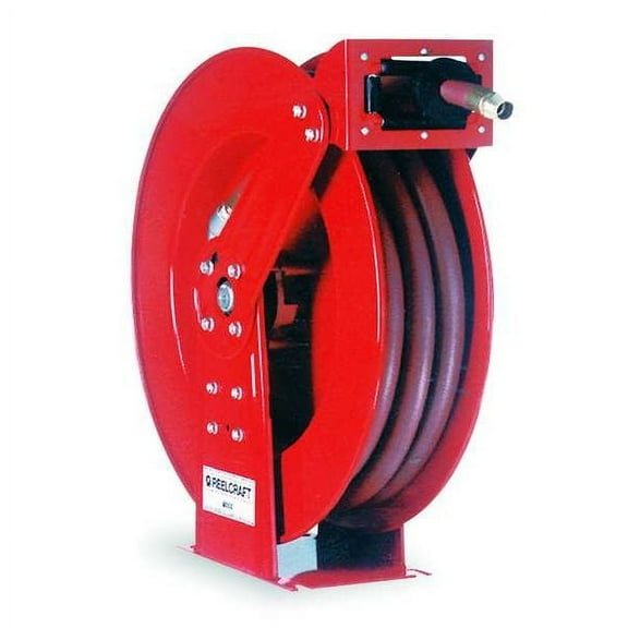 REELCRAFT 82100 OLP 1/2" x 100 ft. Spring Return Hose Reel with Hose 300 psi