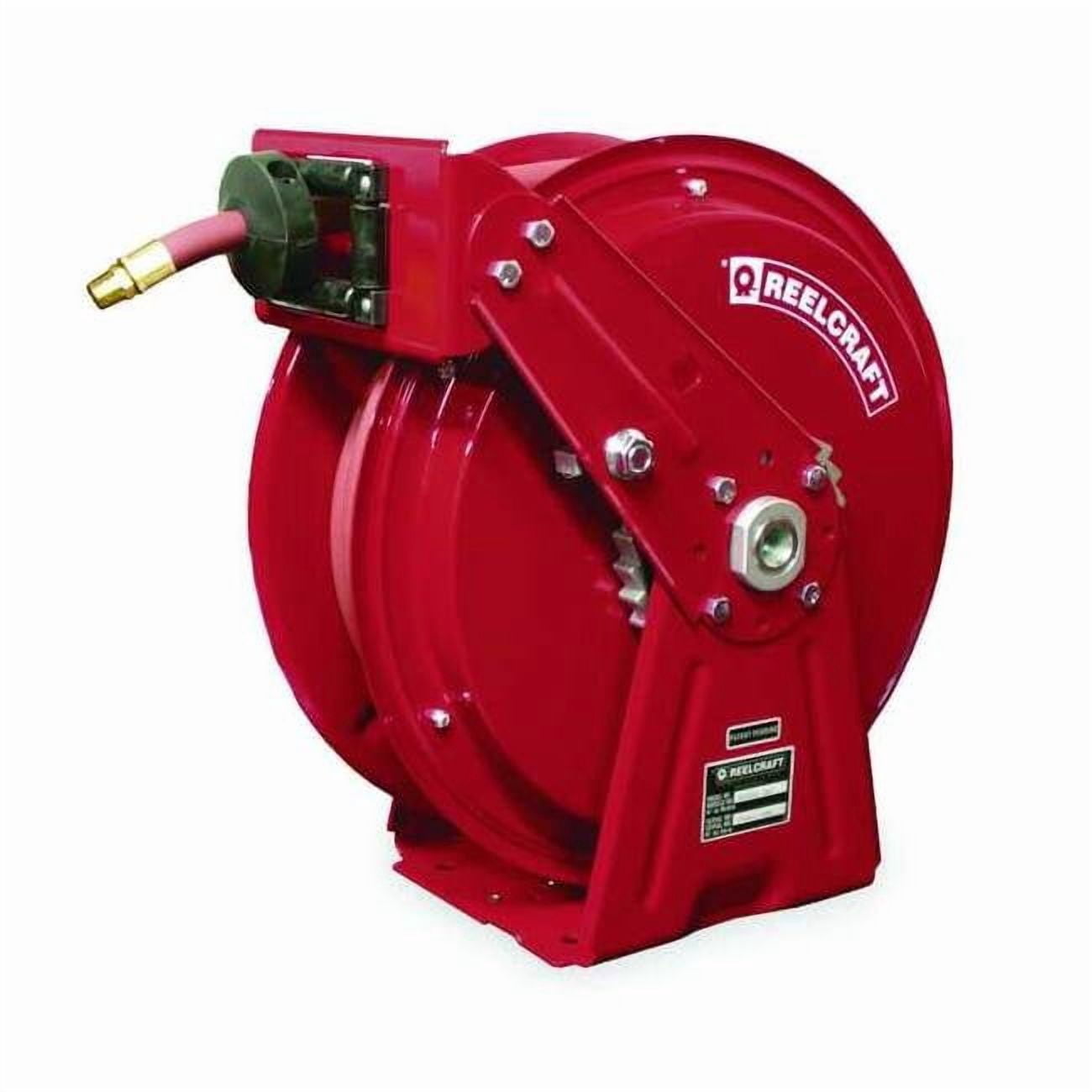REELCRAFT DP7650 OHP 3/8" x 50 ft. Spring Return Hose Reel, Max 4800 psi, w/Hose