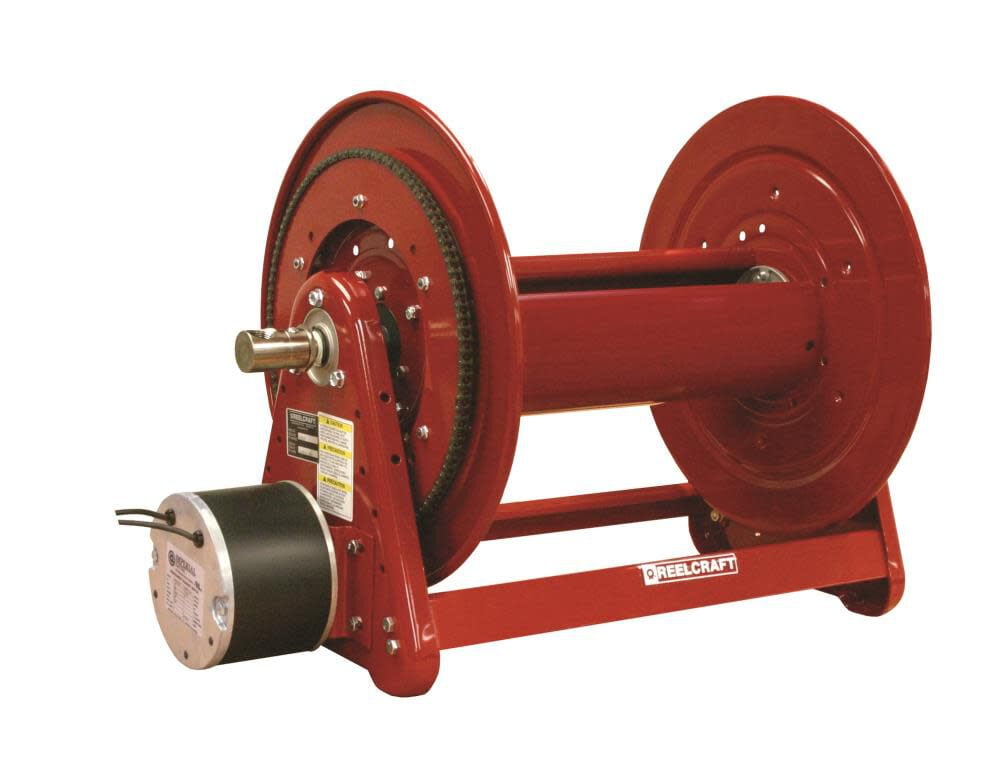 REELCRAFT EA33118 L12D Hose Reel,Motor,3/4in dia,175ft.,1000psi