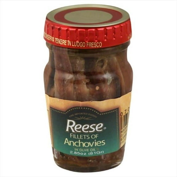 REESE ANCHOVY FLAT GLASS-3.5 OZ -Pack of 12