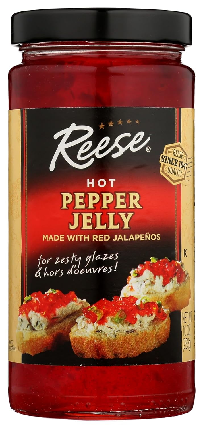 REESE, JELLY JALAPENO HOT, 10 oz, (Pack of 6)