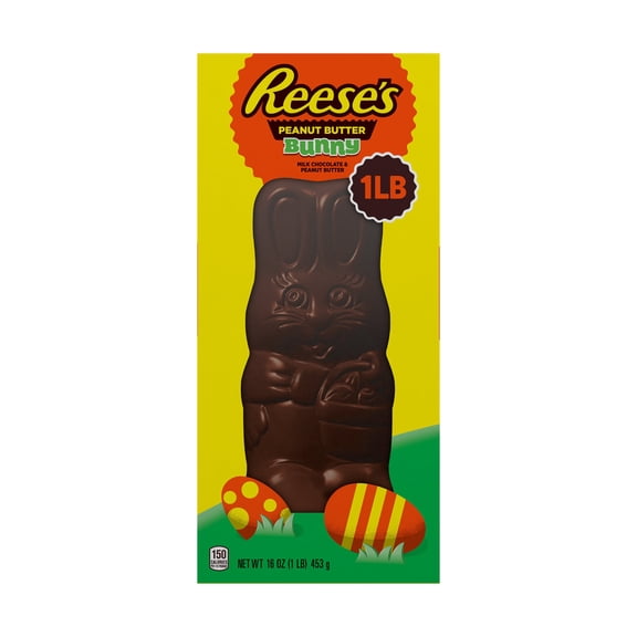 Reese's Giant Milk Chocolate Peanut Butter Bunny EasterCandy - 1 lb