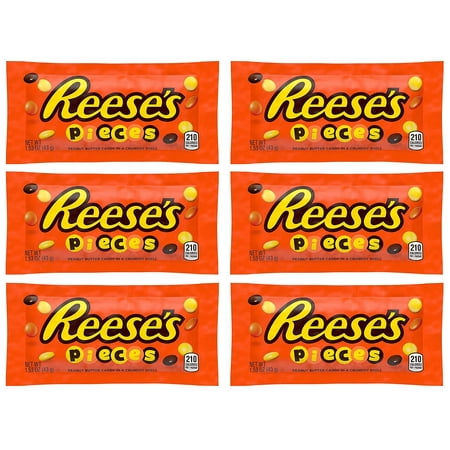 REESE'S Chocolate Candy Bars, Full-Size, Individually Wrapped - Peanut Butter Cups - Sticks - Pieces Multi