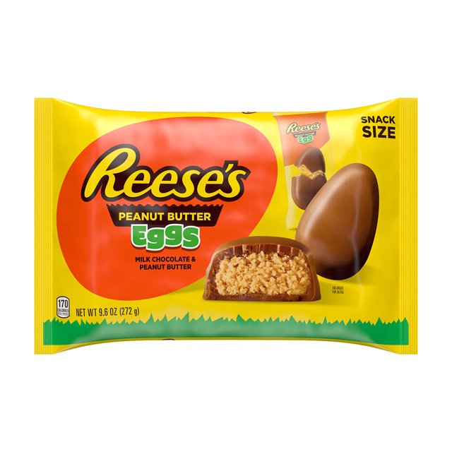 REESE'S Milk Chocolate Snack MMF7 Size Peanut Butter Eggs, Easter Candy