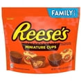 thumbnail image 1 of REESE'S Miniatures Milk Chocolate Peanut Butter Cups, Candy, Family Pack, 17.6 oz Pack of 2, 1 of 7