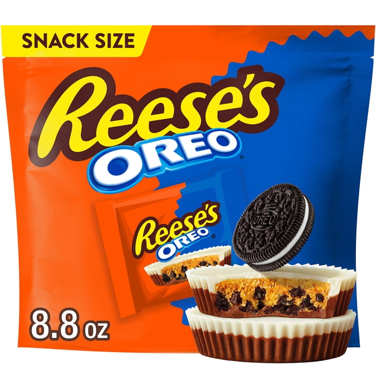 Reese's OREO Milk Chocolate and White Creme Snack Size Peanut