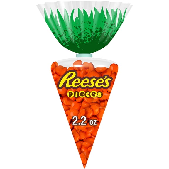 Reese's Pieces Peanut Butter in a Crunchy Shell, Easter Candy Gift Bag, 2.2 oz