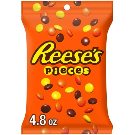 Reese's Pieces Peanut Butter in a Crunchy Shell Candy, Bag 4.8 oz