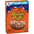 thumbnail image 1 of REESE'S PUFFS Breakfast Cereal, Chocolatey Peanut Butter Cereal, Giant Size, 29 oz, 1 of 14