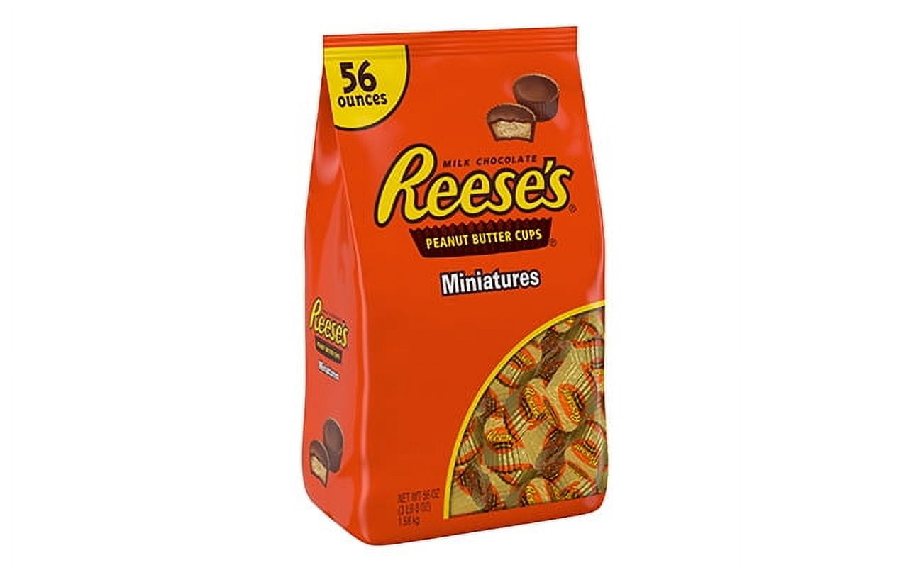 REESE'S Peanut Butter Cups Miniatures, 56 oz