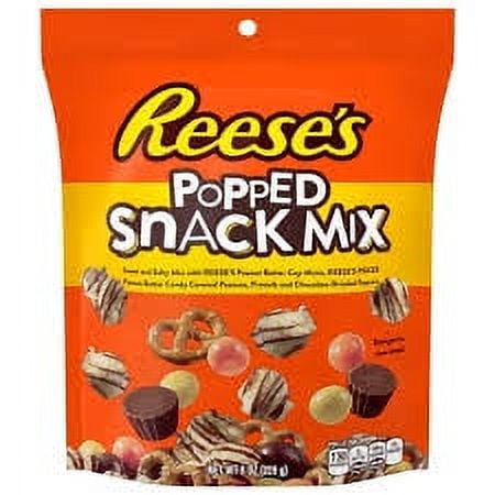 REESE'S Popped Snack Mix, 8 oz (Pack of 2)