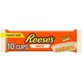 thumbnail image 1 of Reese's White Creme Snack Size Peanut Butter Cups, Candy Packs, .55 oz (10 Count), 1 of 9