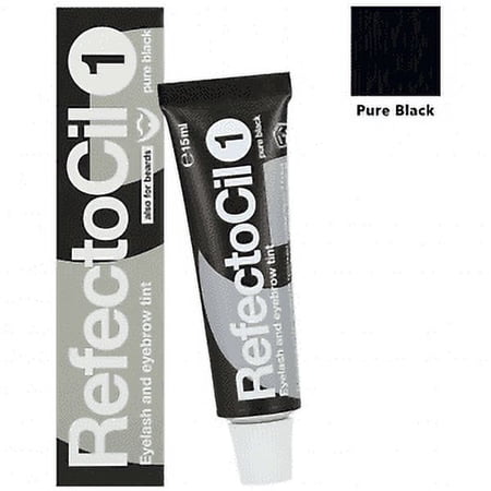 REFECTOCIL Eyebrow Eye Brow Eyelash Tint GEL HENNA 15ml - PURE BLACK - 1.0 *NEW*