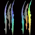 thumbnail image 1 of REFLECTIVE AUTO CAR HEADLIGHT MONSTER STICKERS Scratch Stripe Claw Vinyl Decal, 1 of 4