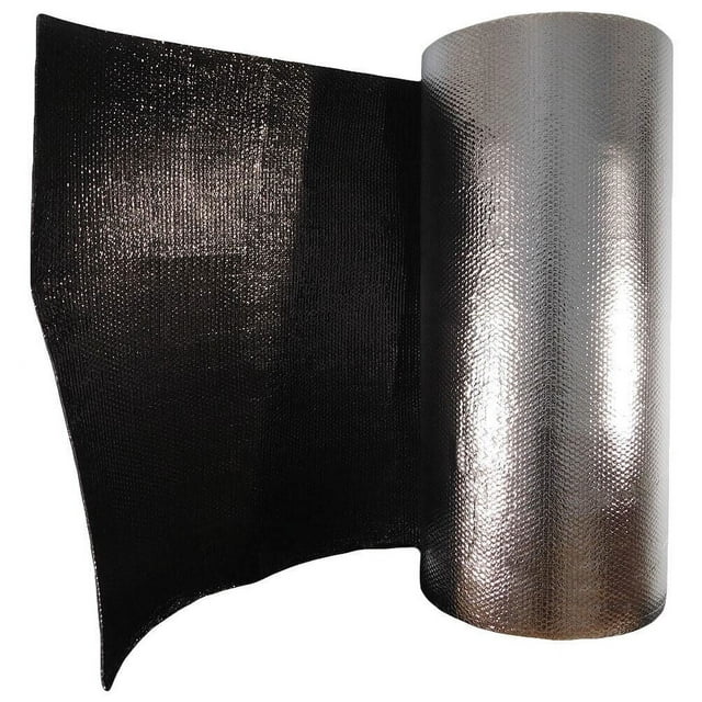 Double Bubble Reflective Foil Insulation – R8 Value, 1/4” Thick, 12” X 10’ Roll (White)