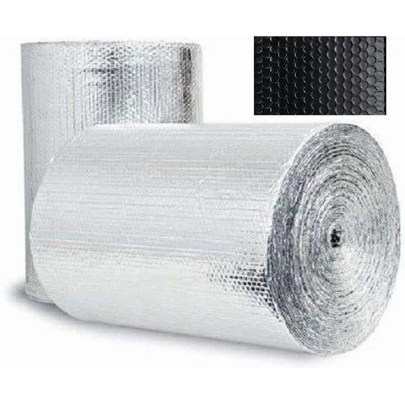 REFLECTIX PEC TUBING BLACK Double Bubble Reflective Foil Insulation 12"x5' R8