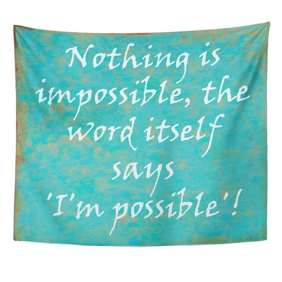 REFRED Life Inspirational Motivating Wise Quote from Audrey Hepburn Clever Wall Art Hanging Tapestry Home Decor for Living Room Bedroom Dorm 60x80 inch