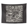 thumbnail image 1 of REFRED Music Rock Drums Tee Graphics Wall Art Hanging Tapestry Home Decor for Living Room Bedroom Dorm 60x80 inch, 1 of 2