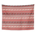 thumbnail image 1 of REFRED Red Pattern Inspired by Romanian Traditional Flower Folk Abstract Wall Art Hanging Tapestry Home Decor for Living Room Bedroom Dorm 51x60 inch, 1 of 1