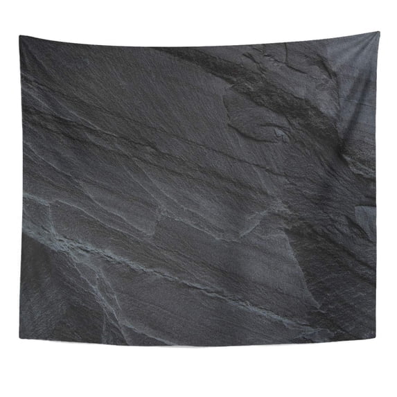 REFRED Rock Gray Stone Dark Grey Black Slate Material Lava Granite Rough Wall Art Hanging Tapestry Home Decor for Living Room Bedroom Dorm 60x80 inch