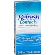 REFRESH Contacts Contact Lens Comfort Moisture Drops 0.40 oz