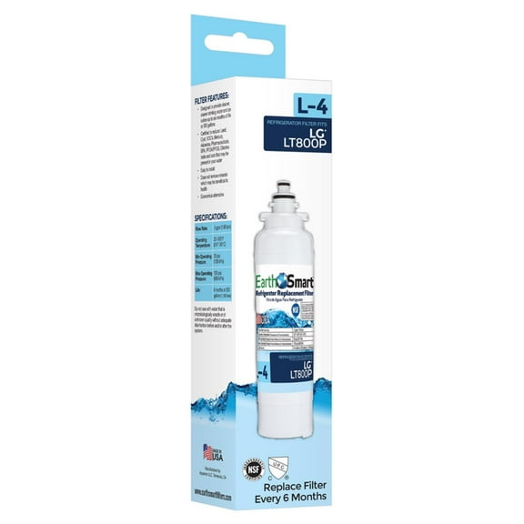EarthSmart L4 Refrigerator Replacement Filter For LG LT800P