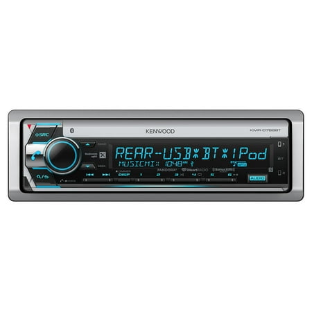 Restored Kenwood KMR-D768BT CD Marine Receiver with Built in Bluetooth (Refurbished)