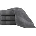 thumbnail image 1 of REGAL RUBY 4 Pieces Bath Linen Set Grey Washcloths Quick-Dry, Highly Absorbent, Soft Feel Fingertip Towels, 1 of 7