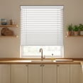 thumbnail image 1 of REGAL estate, Cordless 2" Faux Wood Blinds, 31.5"W x 72"H, White, 1 of 10