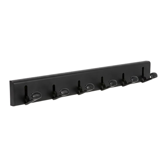 REGALWOVEN 1 Pack Coat Rack Wall Mount, Aluminum Alloy Coat Hook, Hat Rack, Wall Hooks for Entryway, Bathroom, Bedroom Gray 17.1*2.2in