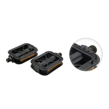 REGALWOVEN 1 Pair Bicycle Pedals Suitable for City Bike for Work Cycling Plastic Black