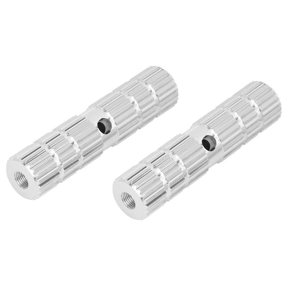 REGALWOVEN 1 Pair Exercise Bicycle Pedal Straps for Fixed Gear Universal Silver Tone 3.82"x0.79"
