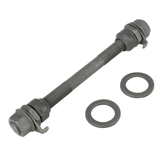 REGALWOVEN 1 Pcs 9.5mm Wheel Hub Axle Front Axle Solid Shaft Black for MTB Bike