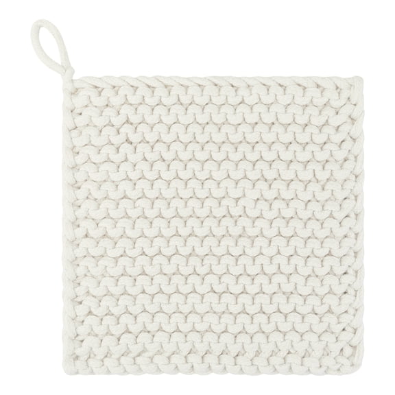 REGALWOVEN 1 Pcs Pot Holders, Heat Resistant Trivets, Non-Slip Hot Pads for Countertops, Oven Pot Holders for Kitchen, Cooking Beige 1 Pcs