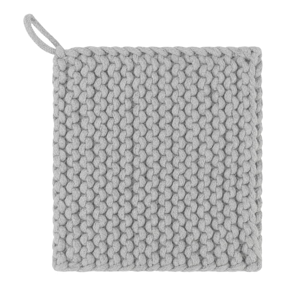 REGALWOVEN 1 Pcs Pot Holders, Heat Resistant Trivets, Non-Slip Hot Pads for Countertops, Oven Pot Holders for Kitchen, Cooking Gray 1 Pcs