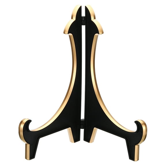 REGALWOVEN 10" Acrylic Decorative Plate Stand Holder, Table Use Foldable Thicken Picture Easel Frame