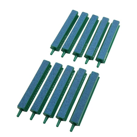 REGALWOVEN 10 Pcs 4.5" Fish Tank Cleaner Air Stone Bubble Release Oxygen Diffuser Bar
