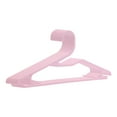 thumbnail image 1 of REGALWOVEN 10 Pcs Clothes Hangers, Plastic Pants Hangers with Non-Slip Hook, Space Saving Hangers for Clothing, Closet, Pants, or Shirts Pink, 1 of 6