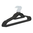 thumbnail image 1 of REGALWOVEN 10 Pcs Non-Slip Velvet Hangers, 360-Degree Durable Space Saving Clothes Hangers for Clothing, Closet, Pants, Coats, or Shirts Black, 1 of 6